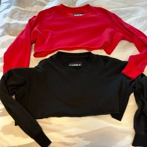 Katie J NYC “Dylan” cropped sweatshirts in L